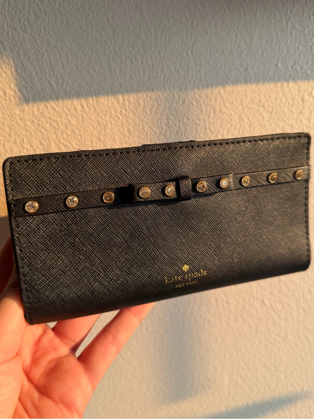 Kate Spade New York Laurel Way Jeweled Clutch Wallet